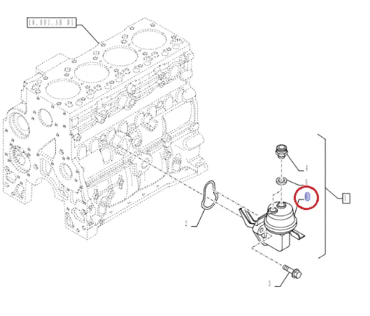 Насос подкачки топлива IVECO FDR-0