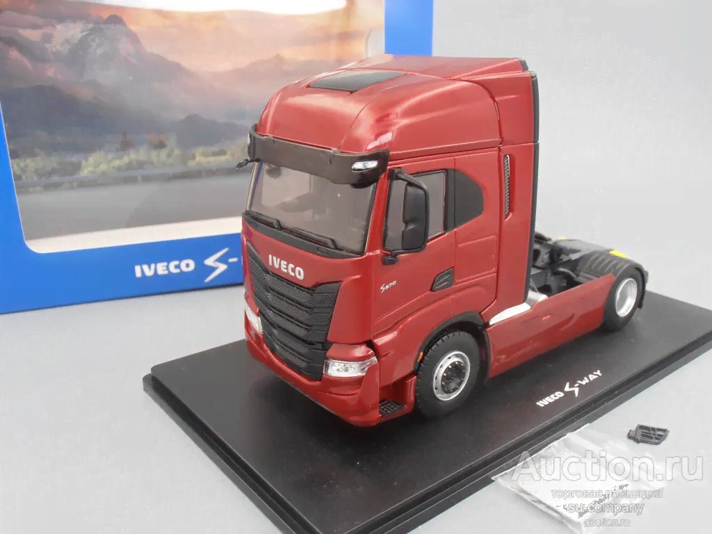 Седельный тягач IVECO S-WAY S570 4х2 2020 Maroon 1:43 металл ELIGOR Ивеко Truck 116667-0