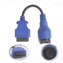 38Pin OBD адаптер к 16Pin OBDII кабель грузовик диагностический разъем для IVECO