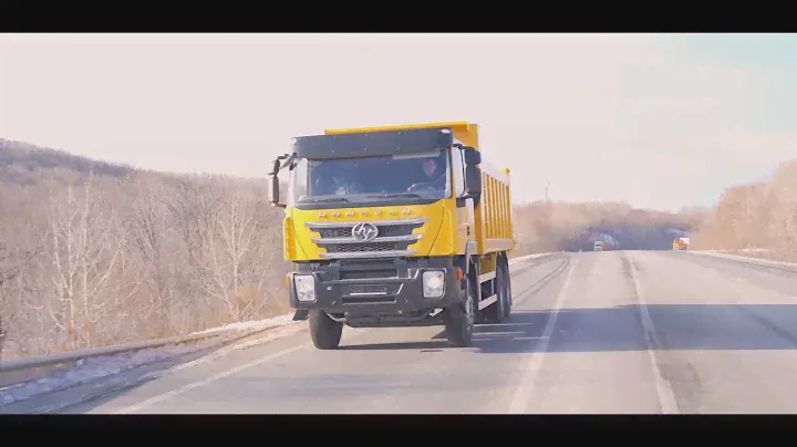 Тест-драйв самосвала HONGYAN 6х4 в рабочих условиях