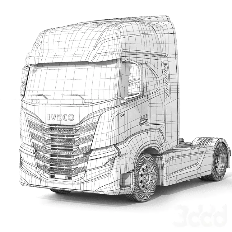 Iveco S-Way 2020 - Транспорт - 3D модель-4