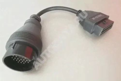 Переходник OBD2 38 pin для диагностики грузовых автомобилей и спецтехники Iveco-0