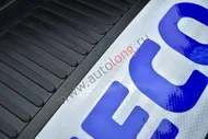 Брызговики задние светоотражающие (резина) IVECO (СИНИЕ) комплект