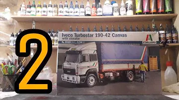 Italeri 1:24 Iveco Turbostar 190-42 (Full Build Video Part 2)