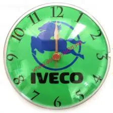 Часы с логотипом на батарейке АА (крепление магнит) IVECO